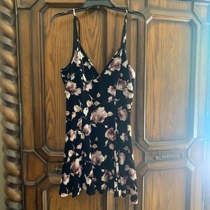 Tillys Velvet Floral Dress